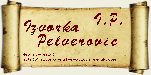 Izvorka Pelverović vizit kartica